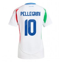 Maglie da calcio Italia Lorenzo Pellegrini #10 Seconda Maglia Femminile Europei 2024 Manica Corta